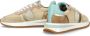 Philippe Model Casual Tropez 2.1 Dames Sneakers Turquoise Groen Beige Multicolor Dames - Thumbnail 6