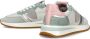 Philippe Model Pastel Sneaker met Vintage Stijl Green Dames - Thumbnail 7