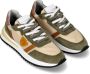 Philippe Model Beige Sneakers met Nylon en Suède Beige Dames - Thumbnail 3