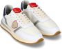 Philippe Model Casual Tropez 2.1 Sneakers Wit Blauw Rood Multicolor Heren - Thumbnail 21