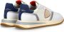 Philippe Model Casual Tropez 2.1 Sneakers Wit Blauw Rood Multicolor Heren - Thumbnail 22