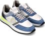 Philippe Model Stad Sportieve Sneaker Tropez 2.1 Lichtblauw Multicolor Heren - Thumbnail 3