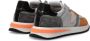 Philippe Model Stadsstijl Hardloopsneakers Grijs Cognac Multicolor Heren - Thumbnail 4