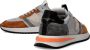 Philippe Model Stadsstijl Hardloopsneakers Grijs Cognac Multicolor Heren - Thumbnail 7