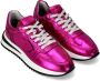 Philippe Model Mesh en leren sneakers met 3 5 cm zool Pink Dames - Thumbnail 2