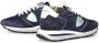 Philippe Model Vintage-geïnspireerde hoge top sneaker Blue Heren - Thumbnail 2