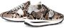 Philippe Model Luxe Streetwear Sneaker met Rock Star Stijl Brown Dames - Thumbnail 2