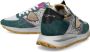 Philippe Model Glamoureuze Tropez Haute Sneakers voor Vrouwen Groen Dames - Thumbnail 14