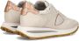 Philippe Model Vintage-geïnspireerde Tropez Haute Sneakers Beige Dames - Thumbnail 4