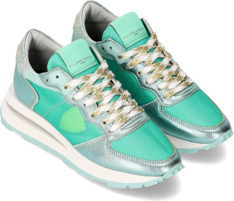 Philippe Model Sneakers Tropez Haute Running Blue Dames