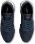 Philippe Model Blauwe Sneakers met Suède en Mesh Blue Heren - Thumbnail 5