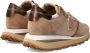 Philippe Model Beige Hardloopschoenen met Metallic Accenten Beige Dames - Thumbnail 4