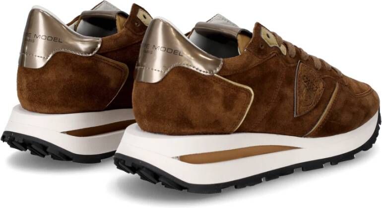 Philippe Model Sneakers Tropez Haute Running Brown Dames