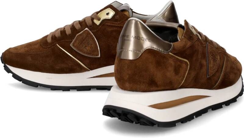 Philippe Model Sneakers Tropez Haute Running Brown Dames