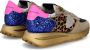 Philippe Model Beige Sneakers met Vintage-geïnspireerd Ontwerp Multicolor Dames - Thumbnail 5