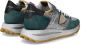 Philippe Model Glamoureuze Tropez Haute Sneakers voor Vrouwen Groen Dames - Thumbnail 3