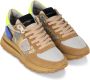 Philippe Model Tropez Haute Hardloopschoenen Vrouwen Beige Dames - Thumbnail 3