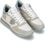 Philippe Model Ademende sneakers met contrasterende details White Dames - Thumbnail 2
