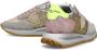 Philippe Model Glamoureuze Urban Sneaker Tropez Haute Multicolor Dames - Thumbnail 7
