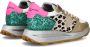 Philippe Model Zilveren Flicks Tropez Haute Low Sneaker Multicolor Dames - Thumbnail 4
