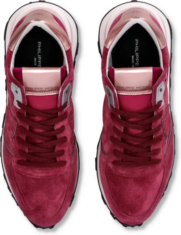 Philippe Model Sneakers Tropez Haute Running Red Dames