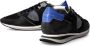 Philippe Model Vintage Style Running Sneakers Zwart Blauw Black Heren - Thumbnail 2