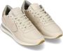 Philippe Model Italiaanse Sneakers met V-Hals en Wikkelsluiting Beige Dames - Thumbnail 15