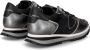 Philippe Model Winter Sneakers met Metallic Accenten Grijs Dames - Thumbnail 3