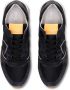 Philippe Model Effen Patroon Leren Sneakers voor Heren Zwart Heren - Thumbnail 8
