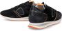 Philippe Model Effen Patroon Leren Sneakers voor Heren Zwart Heren - Thumbnail 10