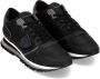 Philippe Model Tropez X Leren Sneakers in Zwart en Grijs Zwart Heren - Thumbnail 4