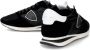 Philippe Model Zwarte suède herensneakers met tweekleurige zool Black Heren - Thumbnail 7