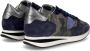 Philippe Model Blauwe Camouflage Lage Top Sneakers Blue Dames - Thumbnail 4