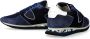 Philippe Model Blauwe Nylon Heren Casual Sneakers Blue Heren - Thumbnail 6