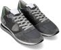 Philippe Model Effen Patroon Leren Sneakers voor Heren Grijs Heren - Thumbnail 2