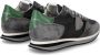Philippe Model Effen Patroon Leren Sneakers voor Heren Grijs Heren - Thumbnail 3