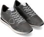 Philippe Model Low Top Sneakers met Gebochte Inserts Gray Heren - Thumbnail 4