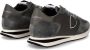Philippe Model Low Top Sneakers met Gebochte Inserts Gray Heren - Thumbnail 5