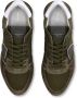 Philippe Model Leren Trpx Hardloopschoenen Green Heren - Thumbnail 8