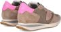 Philippe Model Vintage Trpx Sneakers Beige Fuchsia Beige Dames - Thumbnail 3