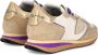 Philippe Model Beige Violet Hardloopschoenen Trpx Beige Dames - Thumbnail 3