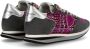 Philippe Model Velvet Fuchsia Gray Dames Casual Sneakers Multicolor Dames - Thumbnail 3