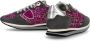 Philippe Model Velvet Fuchsia Gray Dames Casual Sneakers Multicolor Dames - Thumbnail 6