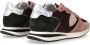 Philippe Model Burgundy Pink Nylon Leren Sneakers voor Dames Multicolor Dames - Thumbnail 3