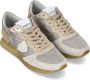 Philippe Model Stijlvolle lage top sneakers in grijs bruin en wit - Thumbnail 3