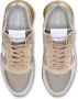 Philippe Model Stijlvolle lage top sneakers in grijs bruin en wit - Thumbnail 5