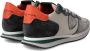 Philippe Model Sneakers Trpx Running Men Grijs Oranje Multicolor Heren - Thumbnail 5