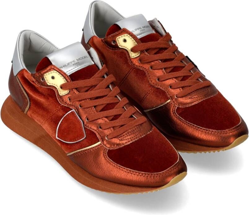 Philippe Model Sneakers Trpx Running Orange Dames