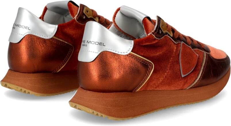 Philippe Model Sneakers Trpx Running Orange Dames