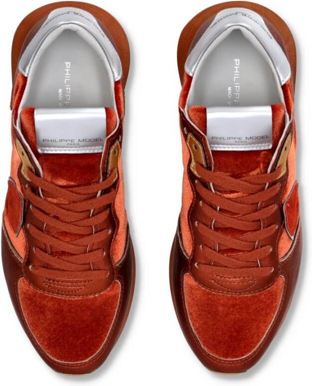 Philippe Model Sneakers Trpx Running Orange Dames